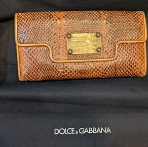 Dolce &Gabbana Snake skin wallet